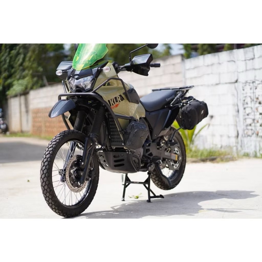 แร็คข้าง Motoskill สำหรับ KAWASAKI KLR 650 / Side Rack | Shopee Thailand