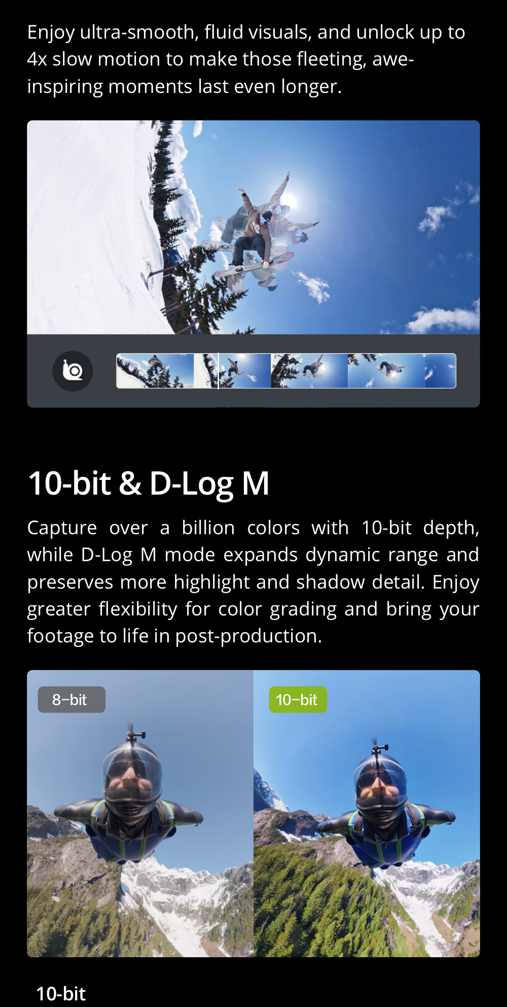 DJI OSMO 360 - กล้อง 360 องศา 1-Inch 8K/30fps Follow-Cam View ความจำในตัว 105 GB