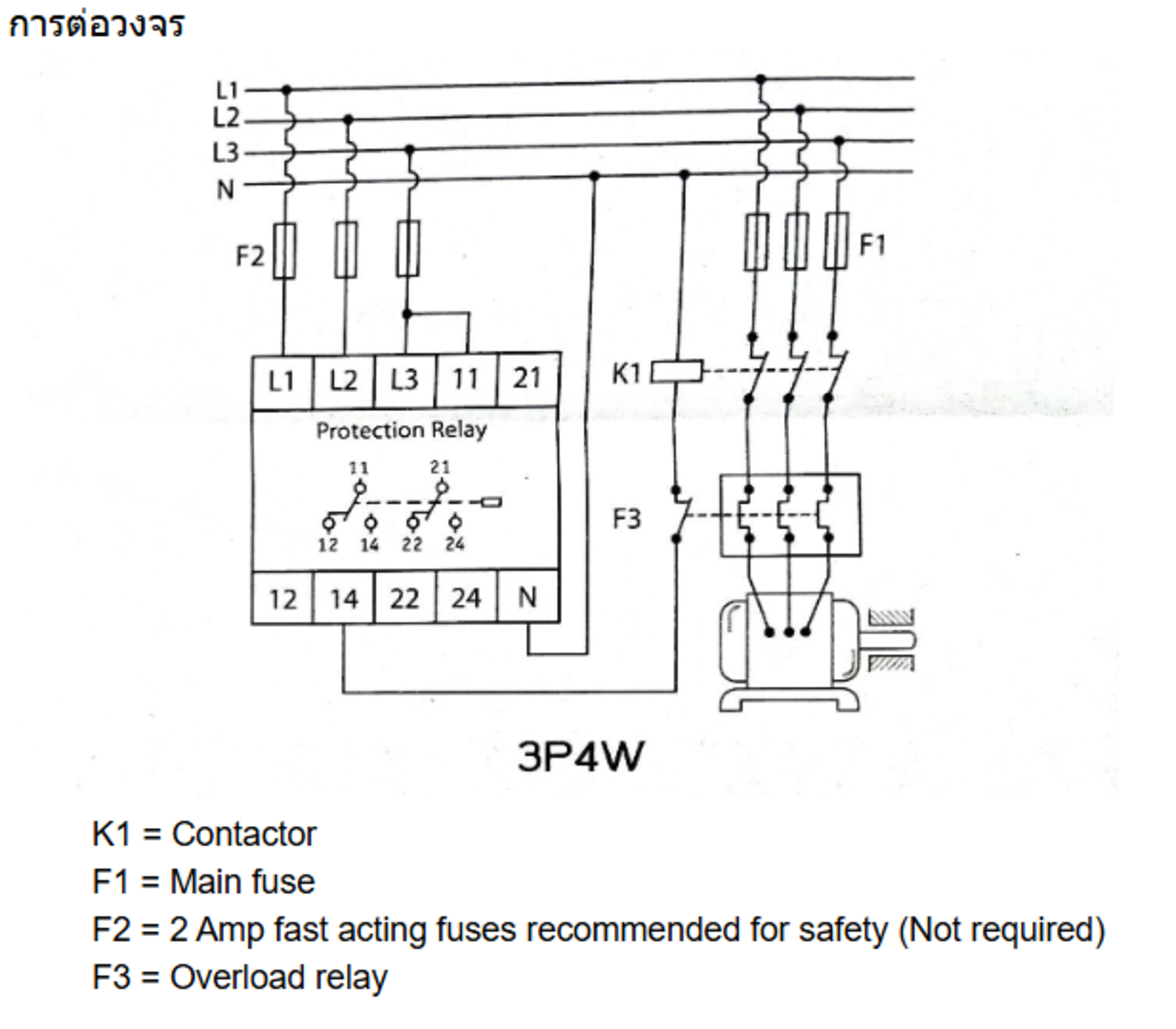 W-OP4 เฟสโปรเทคชั่น WIP อุปกรณ์ป้องกันไฟตไฟเกิน Phase Protection Relay ...
