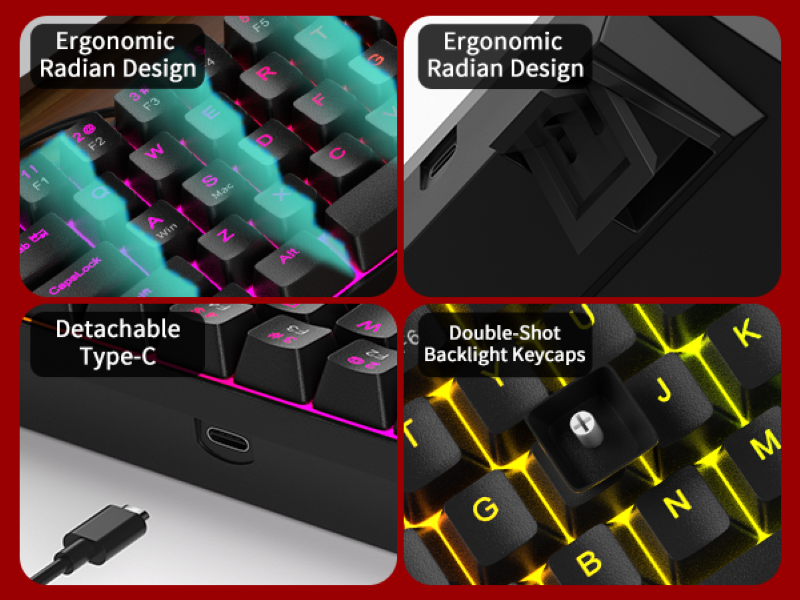 MageGee MK-BOX (Magnetic Switch) คีย์บอร์ดเกมมิ่ง Rapid Trigger ...