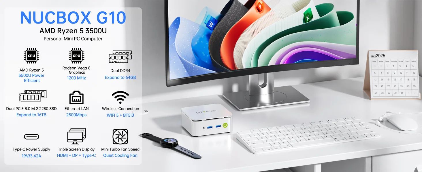 送料無料 【新品 未使用 未開梱】 GMKTEC ミニPC NucBox G10