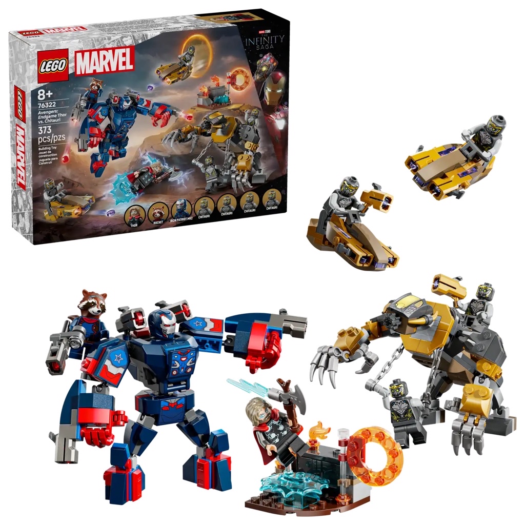 Lego Marvel 76322 Avengers: Endgame Thor vs. Chitauri | Shopee Thailand