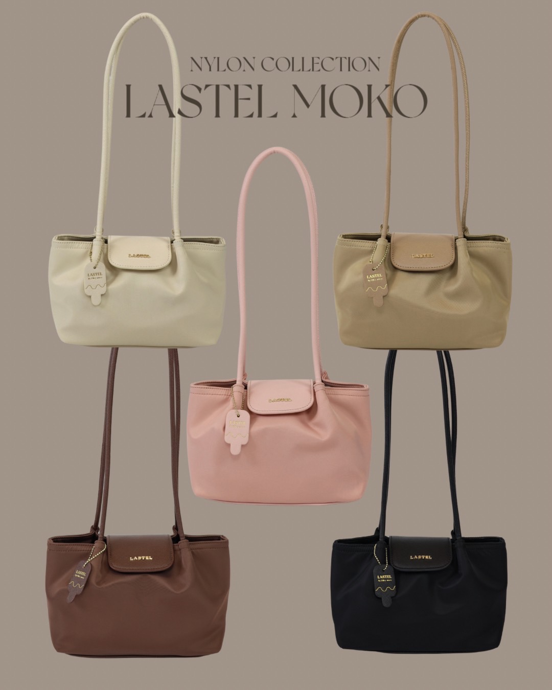 (ของแท้)LASTEL - กระเป๋าไนล่อนรุ่น Moko ผ้าพรีเมี่ยม กันแดดกันฝน ...