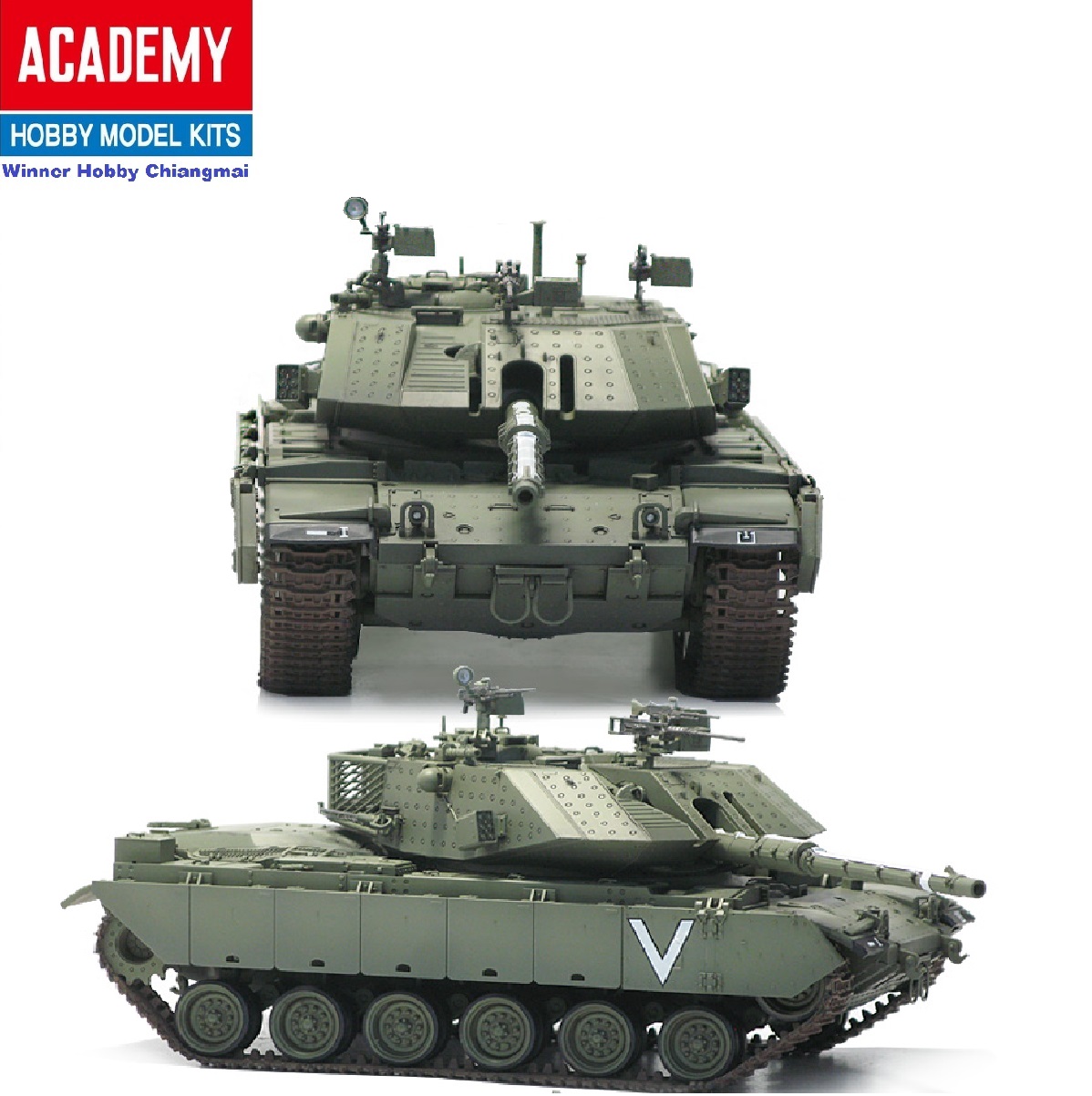 Lot De Maquettes Militaires 1/35 : Magach 7c Gimel Et Achzarit, Occasion
