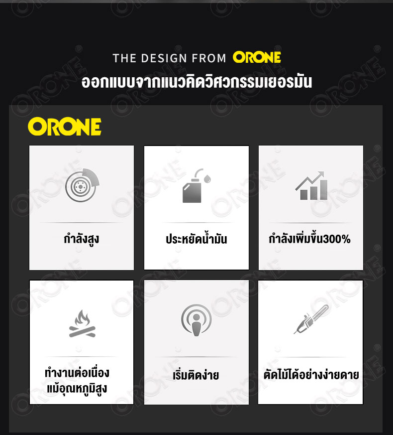 ORONE ต้นฉบับนำเข้า เลื่อยยนต์ 20นิ้ว 2จังหวะ(เวอร์ชันอัพเกรด) รุ่น ...