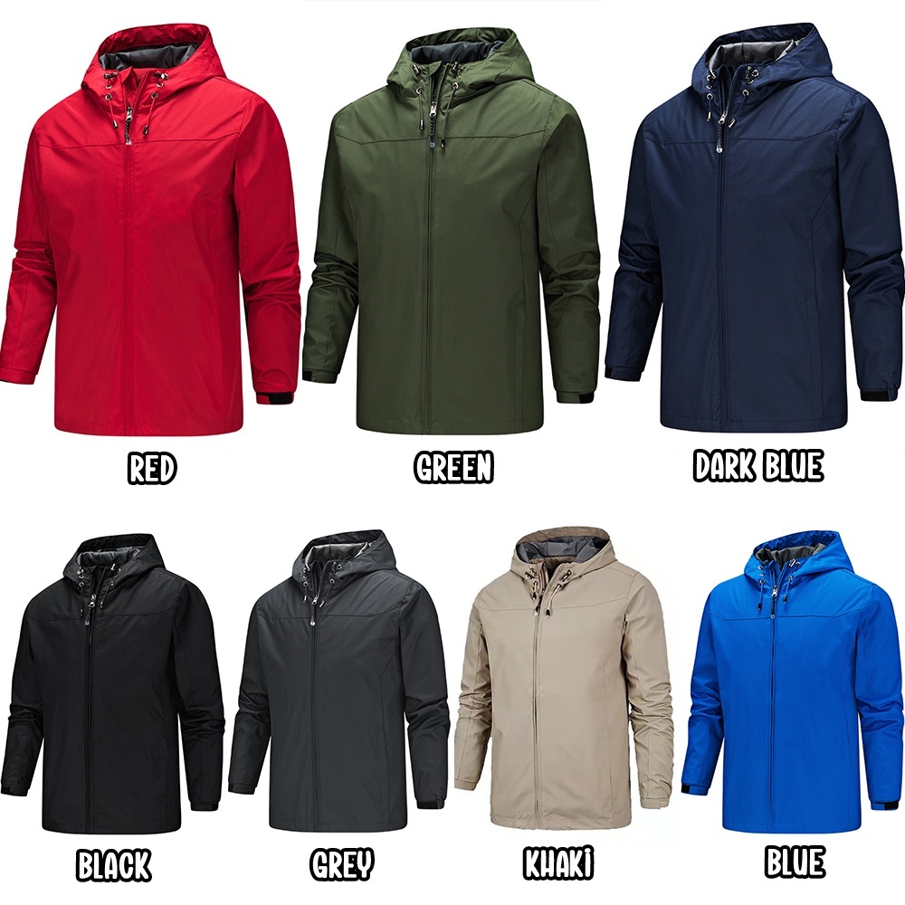 【COD】เสื้อแจ็คเก็ตกันหนาวบุนวมกันน้ำ เสื้อแจ็คเก็ตกันฝนมีฮู้ด เสื้อเจ ...