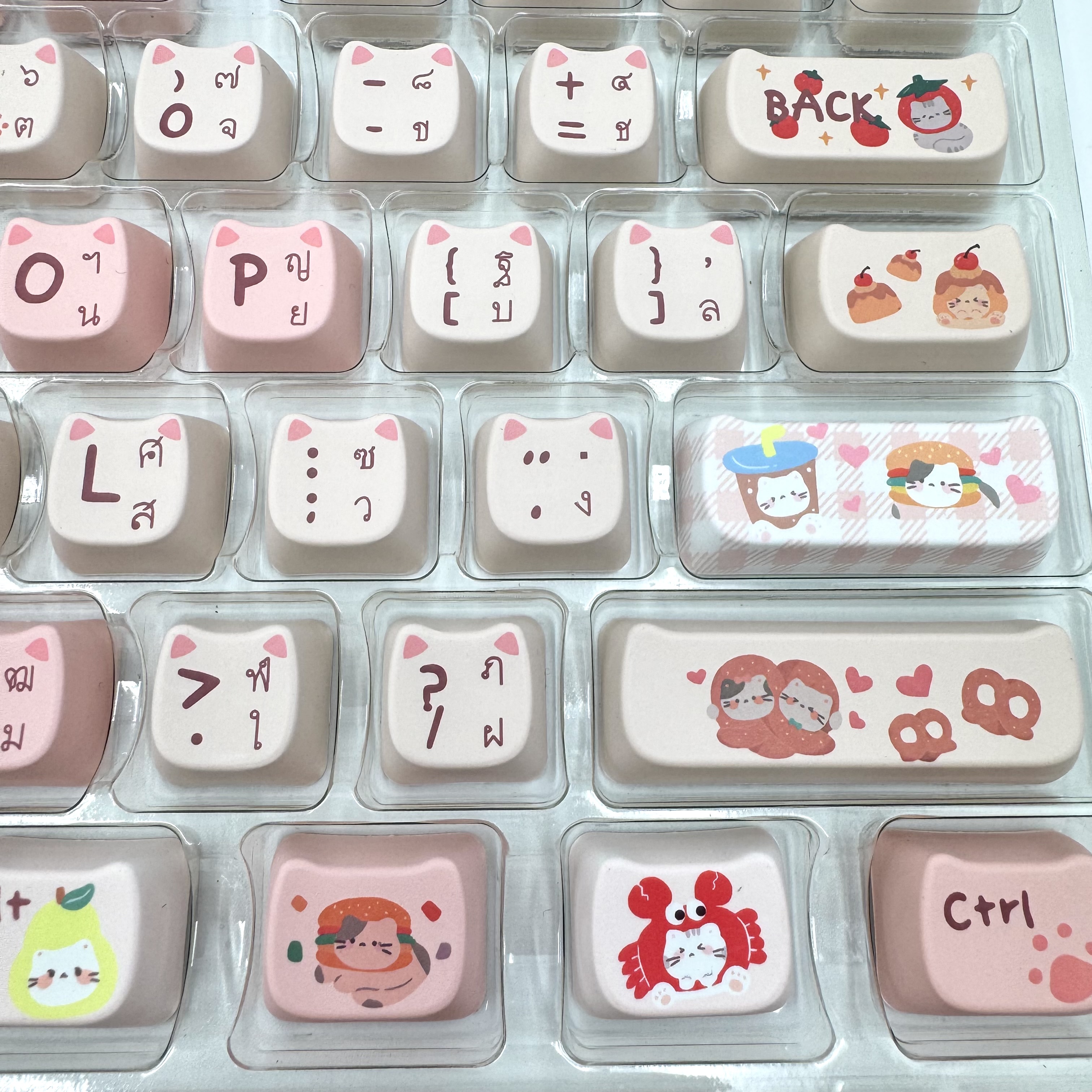 ⚡พร้อมส่งจากไทย⚡Crayon Shin-chan keycaps คีย์ไทย PBT ปุ่มกดแป้นพิมพ์ ...