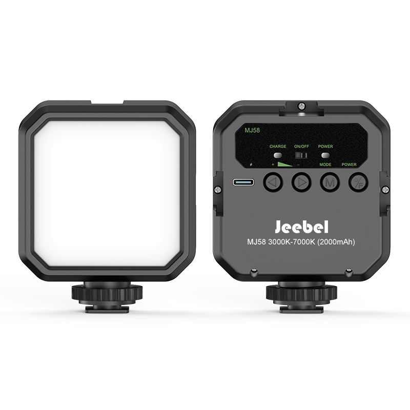 Jeebel ไฟติดหัวกล้อง MJ58 Mini LED Light ไฟเซลฟี่ ปรับความสว่าง 3000K ...