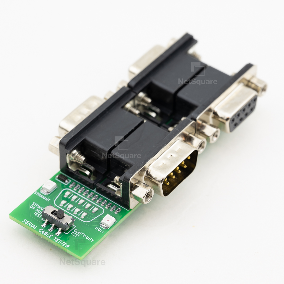 เครื่องทดสอบสาย RS232 DB9 Serial Cable Tester สำหรับ Male และ Female ...