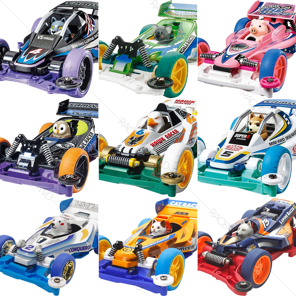 TAMIYA Mini 4WD Animal Racer Series 17903 18083 18084 18085 18086 18087 ...