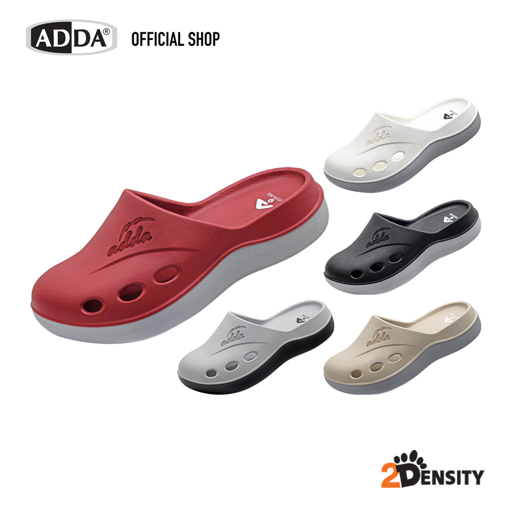 ADDA 2density รองเท้าแตะ รองเท้าลำลอง สำหรับผู้หญิง แบบสวมหัวโต รุ่น ...