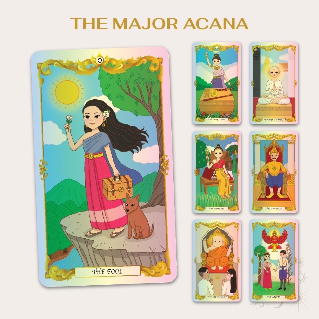 พร้อมส่ง Mahaleab Thai Tarot ชุดไพ่ทาโรต์มหาเลียบไทย Tarot Card ...