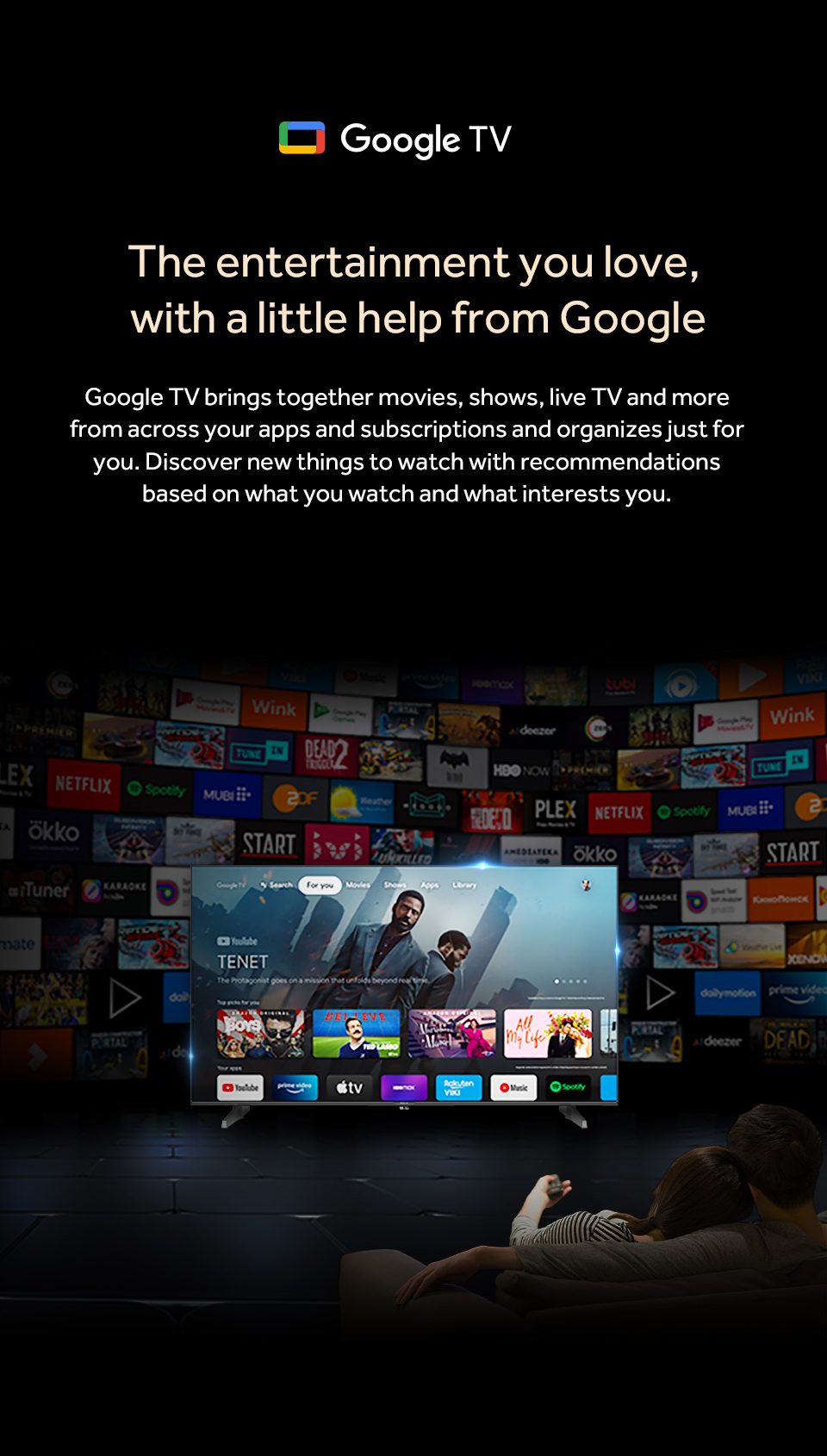 Haier 40H6S TV ขนาด 40" นิ้ว HDR10 รุ่น 40H6S Full HD Smart Google TV with Netflix YouTube