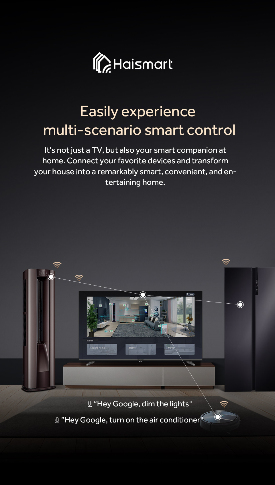 Haier 40H6S TV ขนาด 40" นิ้ว HDR10 รุ่น 40H6S Full HD Smart Google TV with Netflix YouTube