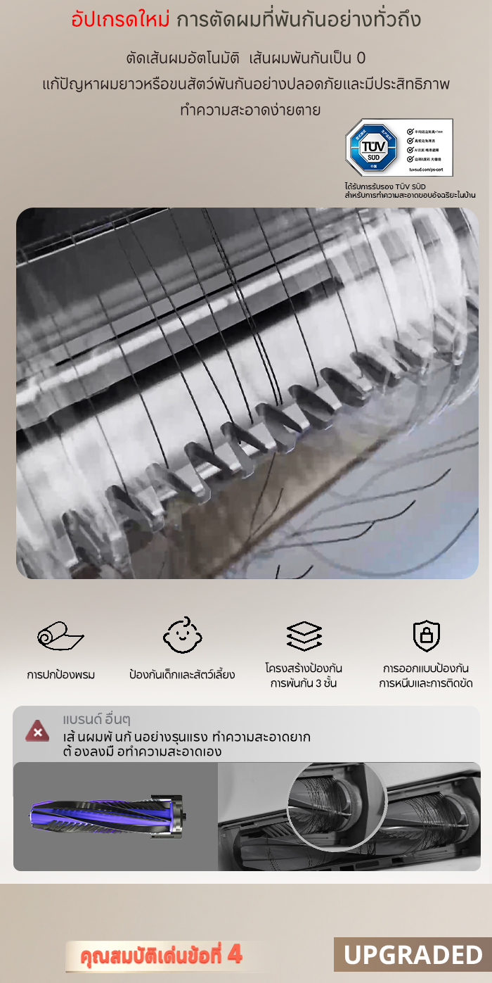 DREAME Bot L30s Ultra Robot Vacuum หุ่นยนต์ดูดฝุ่นถูพื้น ถูพื้น ซักผ้าถู อบผ้า แรงดูดสูงถึง 11,000Pa