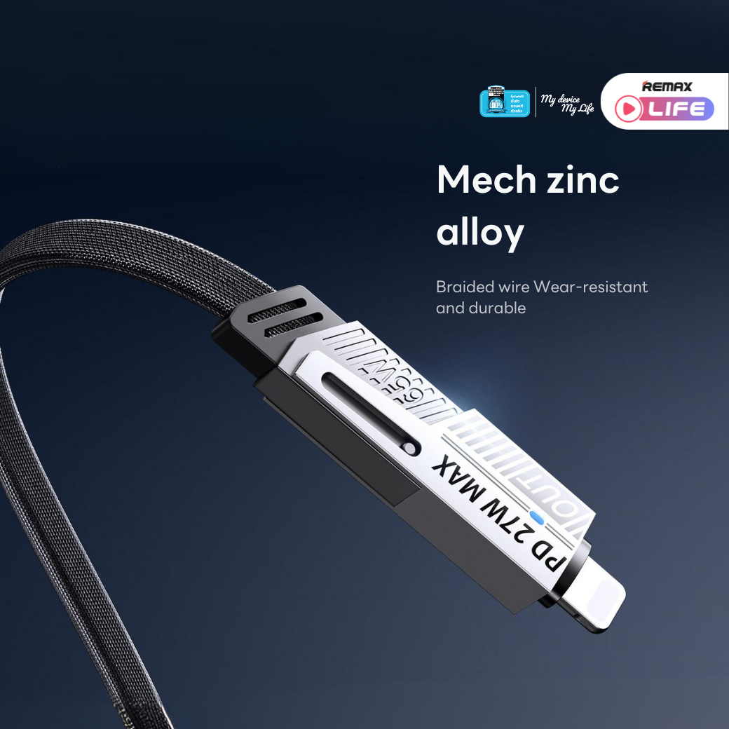 Remax Cable 2 in 2 รุ่น RC-C189 สายชาร์จมือถือ 4 หัว ชาร์จเร็ว USB ...