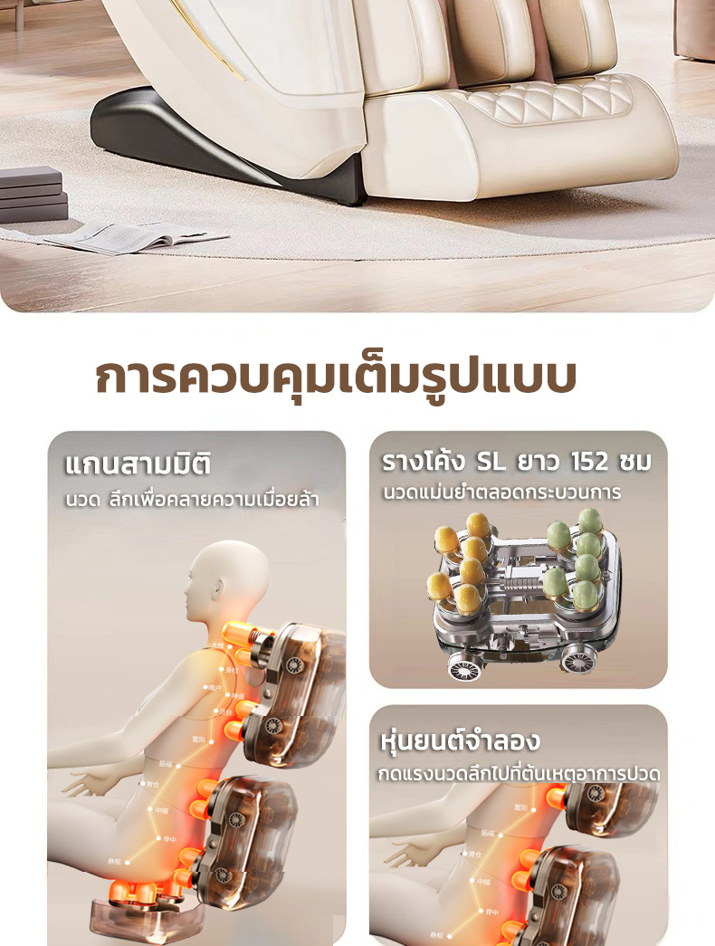 AILIST เก้าอี้นวดไฟฟ้า osam เก้าอี้นวด สีขาว สีดำ ระบบสแกนร่างกาย (Body Scan) ปรับตำแหน่งการนวด เก้าอี้นวดไฟฟ้า massage chair นวดแผนไทย ประคบอุ่น เก้าอี้นวดไฟฟ้าอัตโนมัติรุ่นใหม่หรูหราสำหรับผู้สูงอายุ ระบบความร้อน (Heat Therapy)