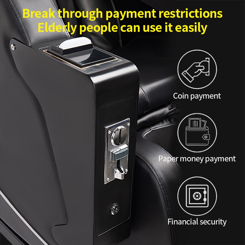 AILIST เก้าอี้นวด สีดำ ฟื้นฟูร่างกาย บรรเทาอาการปวดหลัง ปรับปรุงคุณภาพการนอนหลับ ผ่อนคลายกล้ามเนื้อ ฟื้นฟูร่างกาย เพื่อความผ่อนคลายขั้นสุด แข็งแรงทนทาน