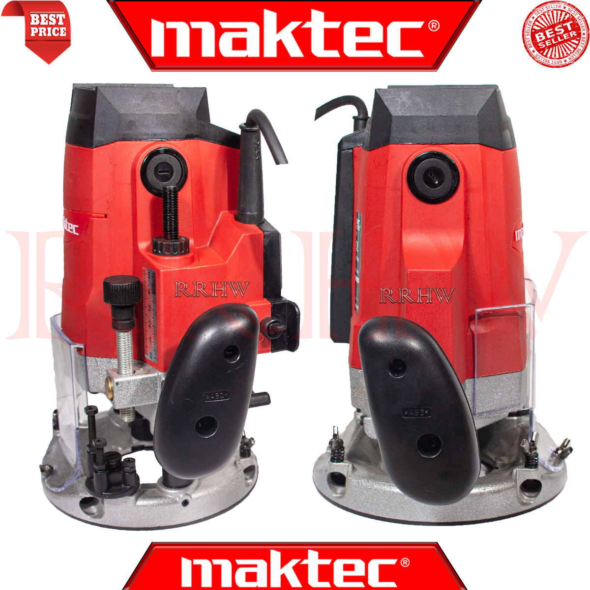 💥 MAKTEC Router เร้าเตอร์ เครื่องเซาะร่องไม้ ชุดดอกเร้าเตอร์ 12ดอก ...