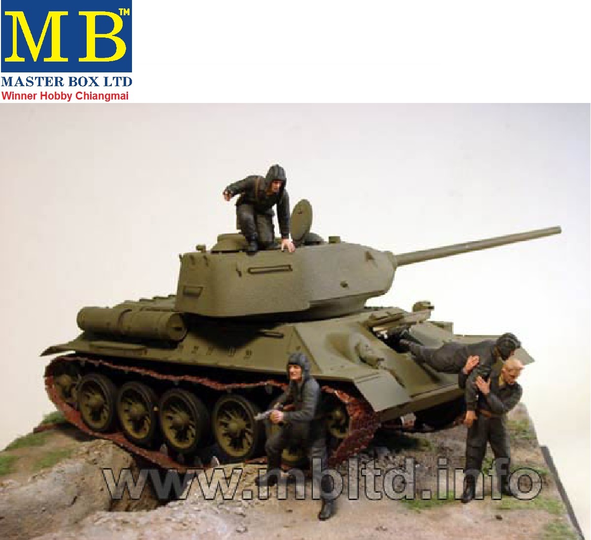 MAS3536) - Masterbox 1:35 - German Tankmen Kursk 1943 4820041760413