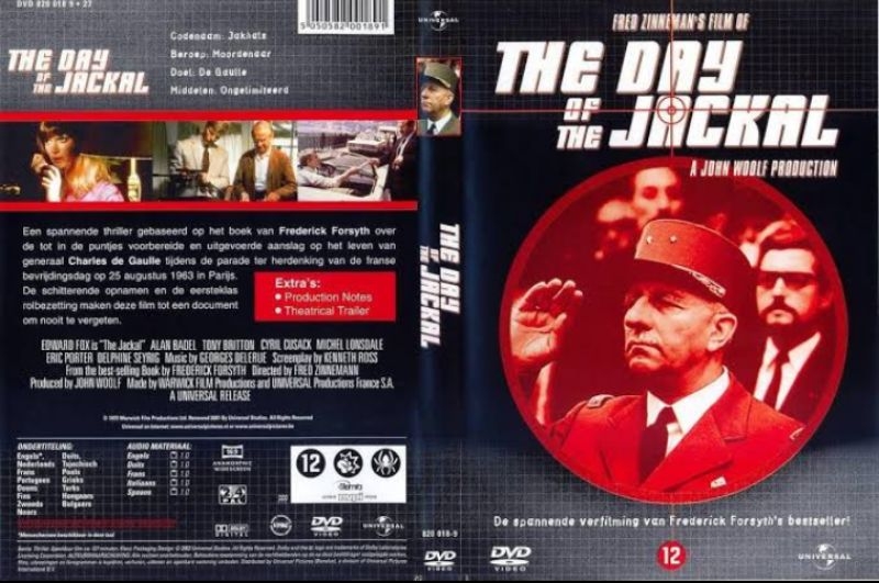 Bluray+DVD ปก+สกรีนแผ่น The Day of the Jackal (1973) วันลอบสังหาร