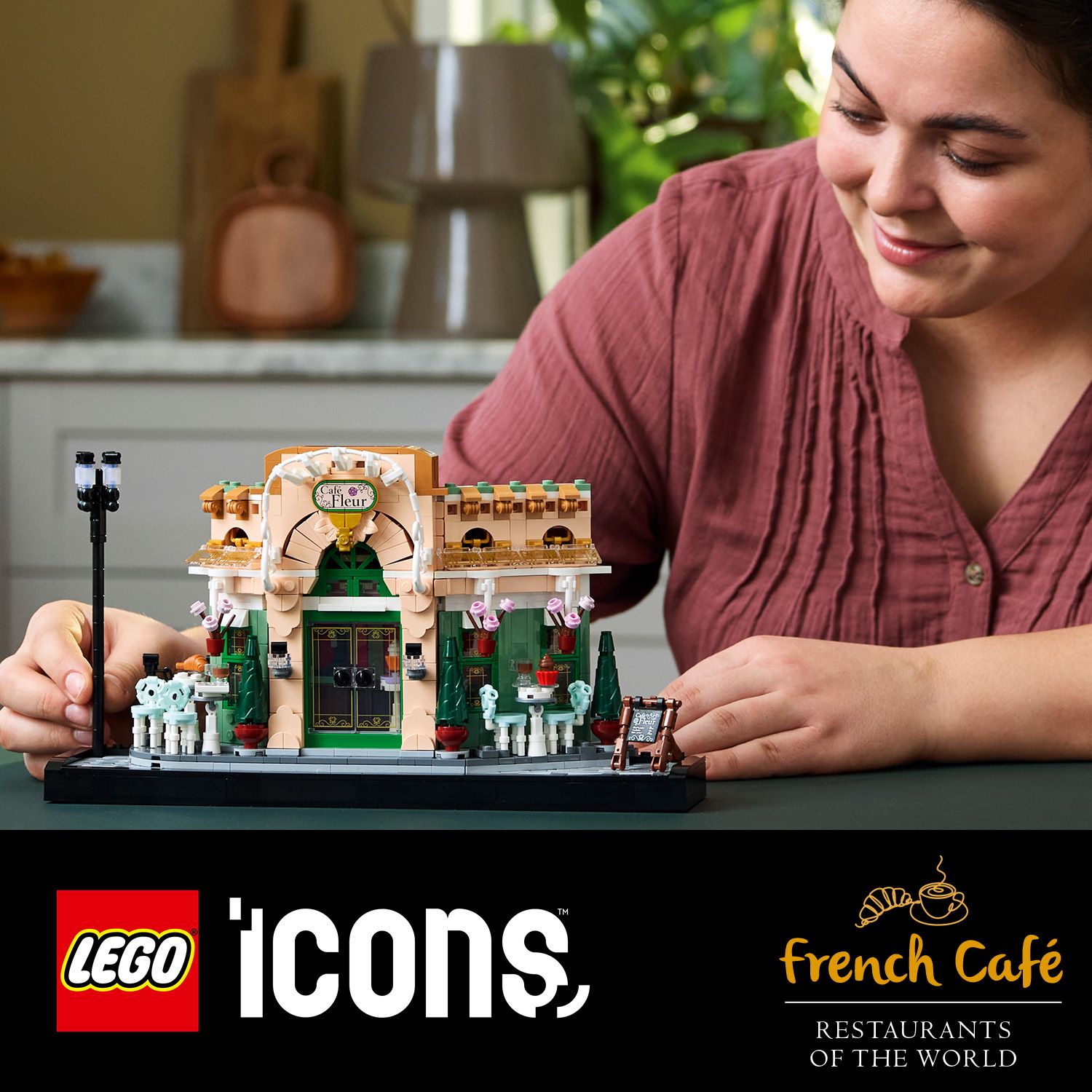 LEGO Icons 10362 French Café (1101 Pieces) Shopee Thailand
