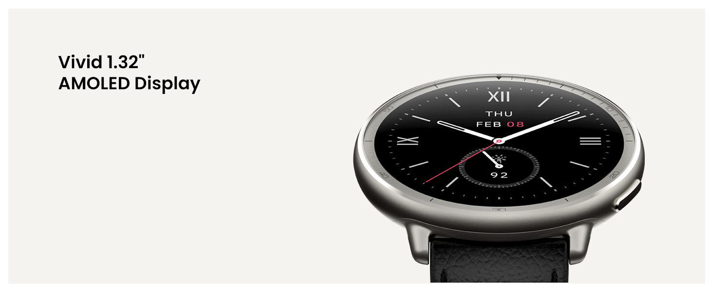 Amazfit Active 2 (Standard Version) 44mm Smartwatch พร้อมระบบGPS 5 ระบบดาวเทียม โหมดกีฬา160+ แบตนาน 19 วัน