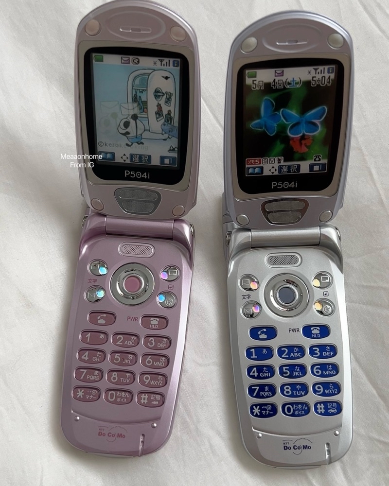 Docomo MOVA P504i 2002 Japanese Mockup Flip Phone มือถือฝาพับญี่ปุ่น ...