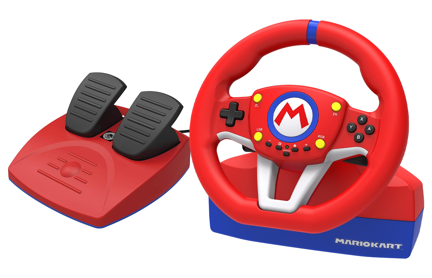 Mariokart Racing Wheel for Nintendo Switch จอยพวงมาลัย พร้อมคันเหยียบ ...