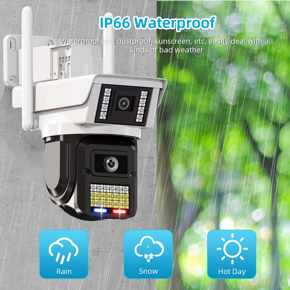 Eseecloud 4G-WIFI Camera 12MP 6K 45LED Dual Lens กล้องวงจรปิดใส่ซิม ...