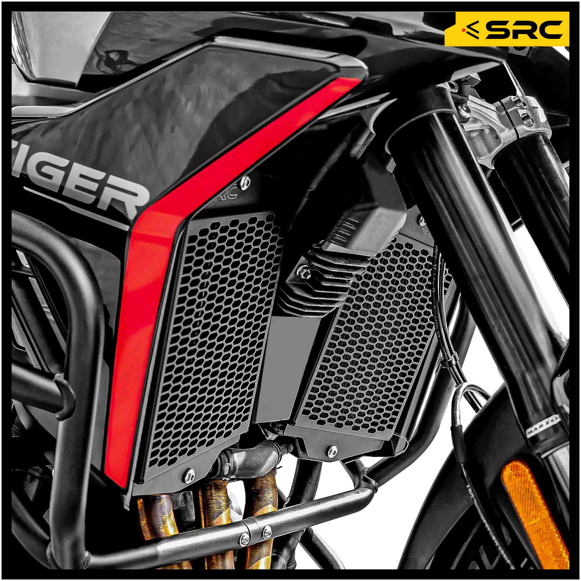 การ์ดหม้อน้ำ SRC สำหรับ Triumph Tiger 850, Tiger 900 GT Pro / Rally ปี ...