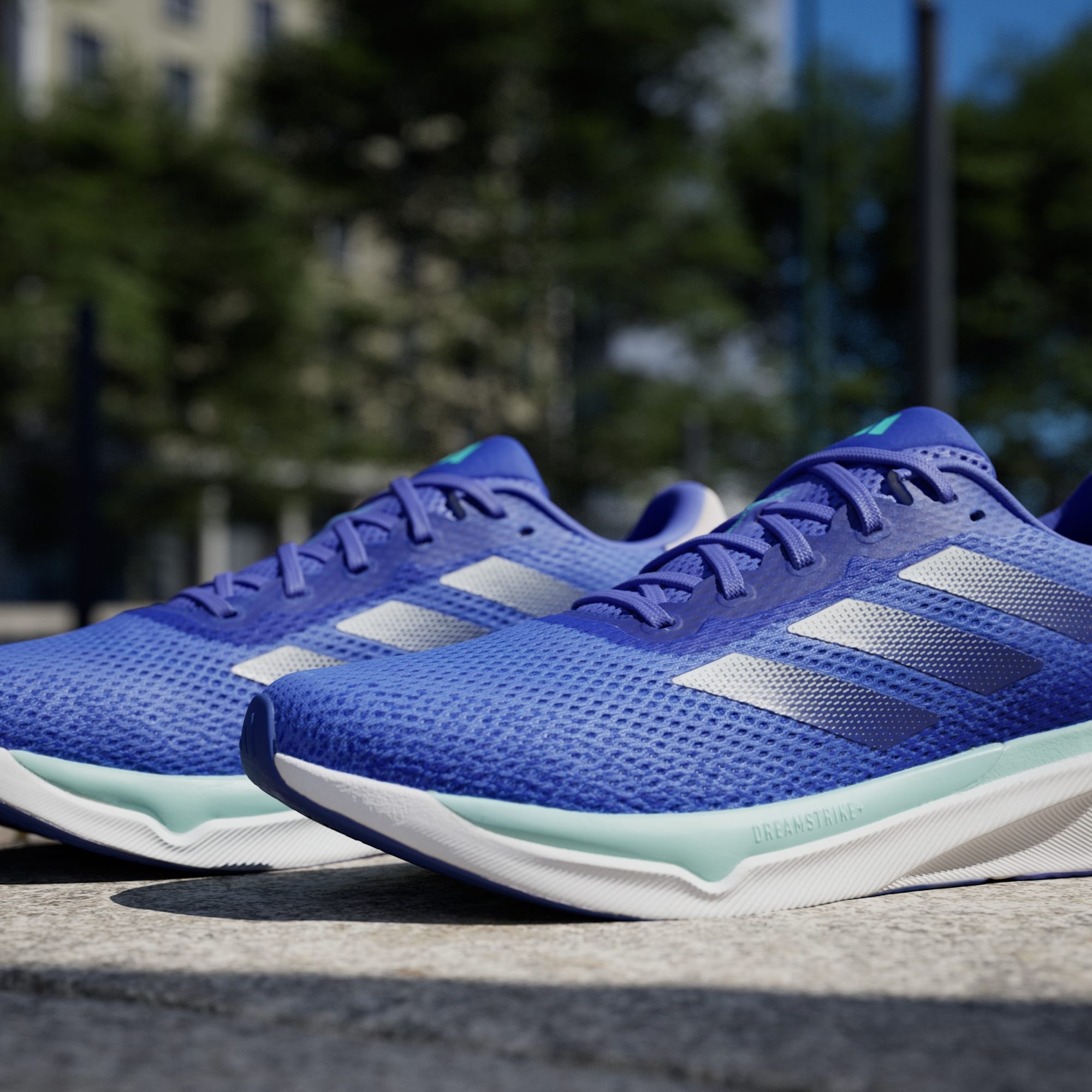 Adidas รองเท้าวิ่งผู้ชาย Supernova Stride | Cobalt Blue/Zero Metalic ...