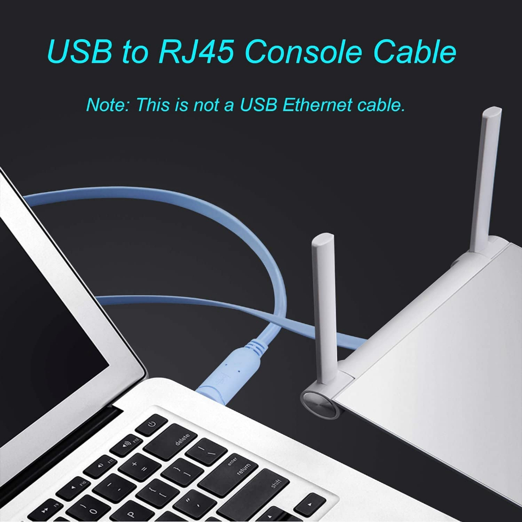 (พร้อมส่ง) Cable,USB to RJ45 for Cisco Switch Console with FTDI Chip ...