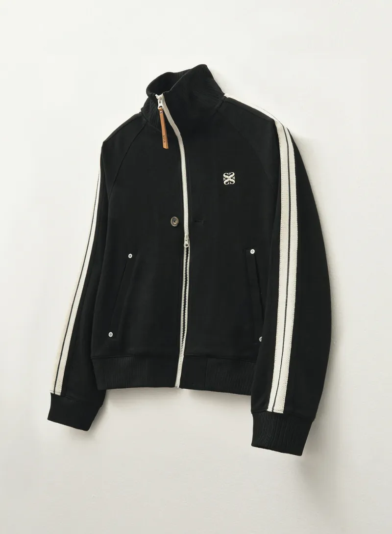 SATUR เสื้อแขนยาว รุ่น Lawton All Day Track Zip-Up Jacket Black