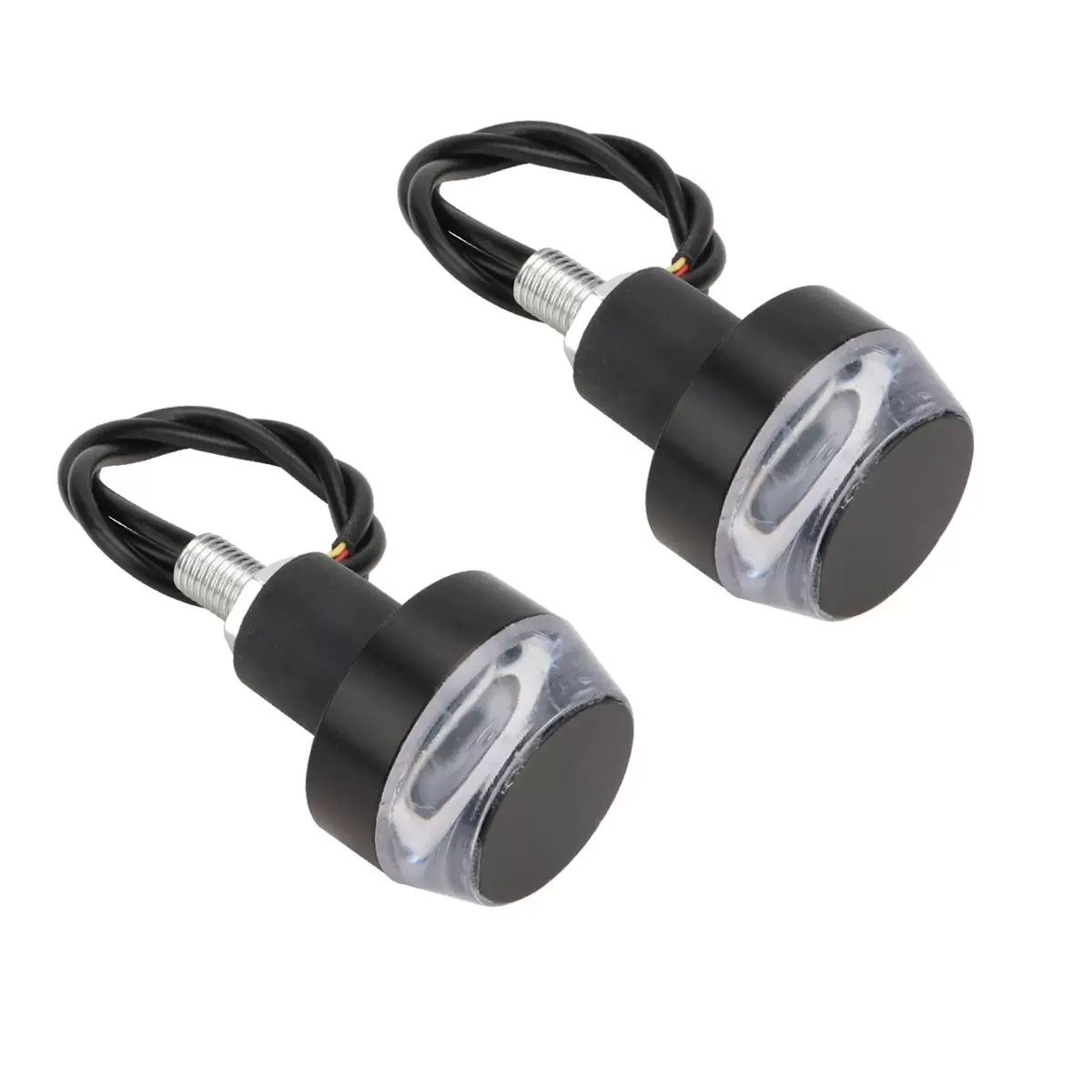 1คู่/2คู่ ไฟหรี่เลี้ยวแต่ง ปลายแฮนด์ รถมอเตอร์ไซค์ LED 12v sbd 2สี ...