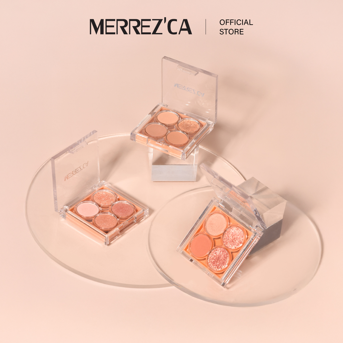 Merrezca Pro Eyeshadow Palette อายแชโดว์ครบจบในพาเลทเดียว มีทั้งเนื้อแ ...
