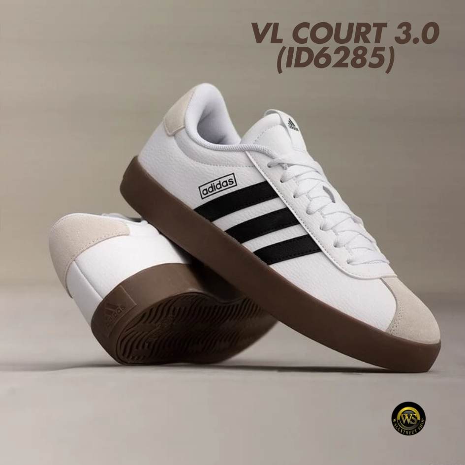 ลิขสิทธิ์แท้ รองเท้า Adidas VL Court 3.0 Shoes Men White ID6285 Cloud ...