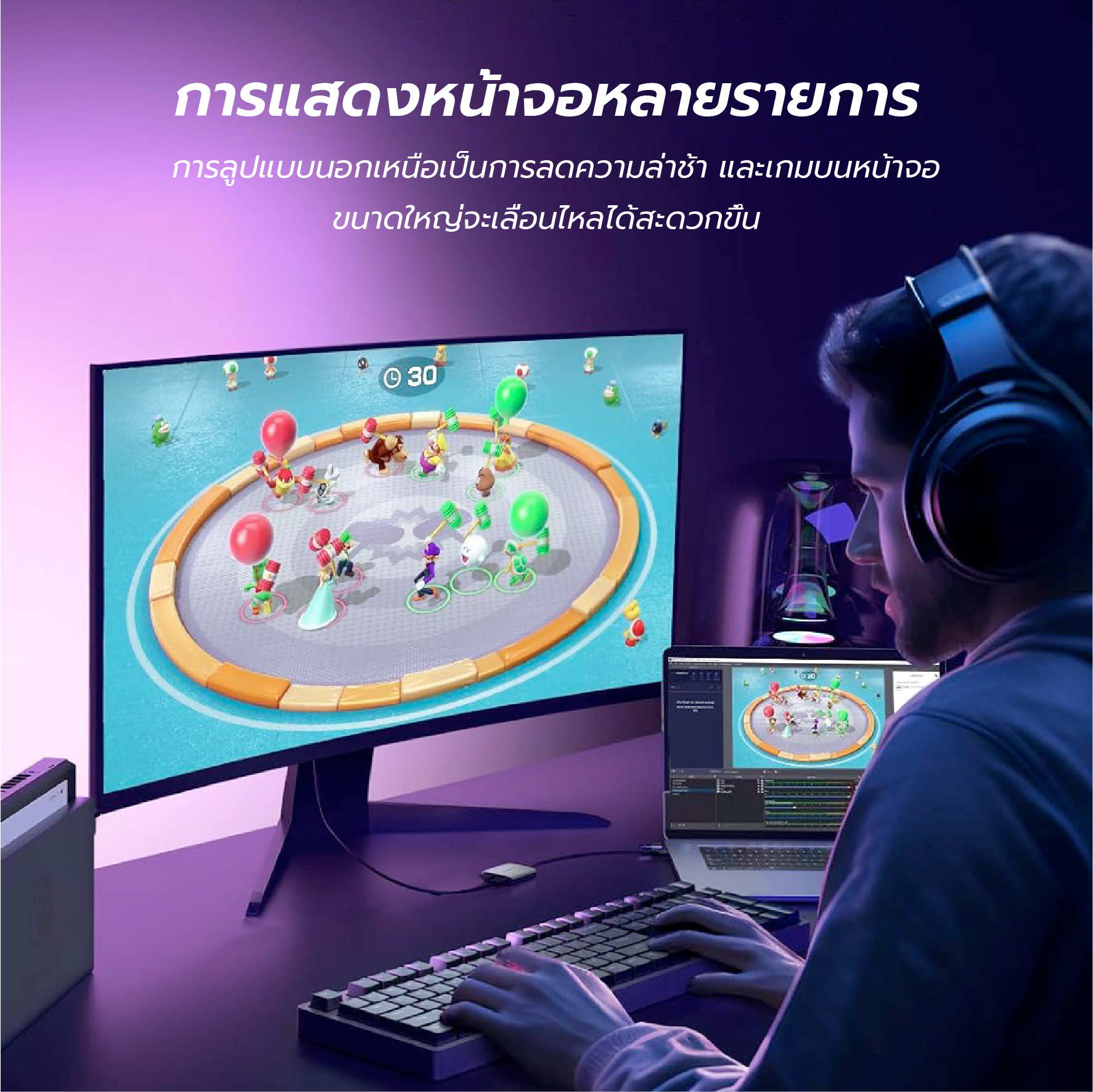 Idigital การ์ดจับภาพวิดีโอ Video Capture Card, Type C / USB3.0, 4K 60Hz ...