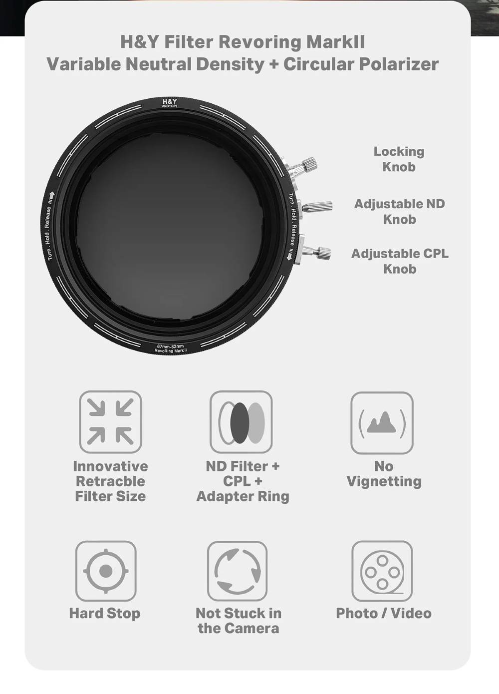 H&Y Revoring Mark II Variable Adapter filter VND+CPL (ประกันศูนย์ 1 ปี ...