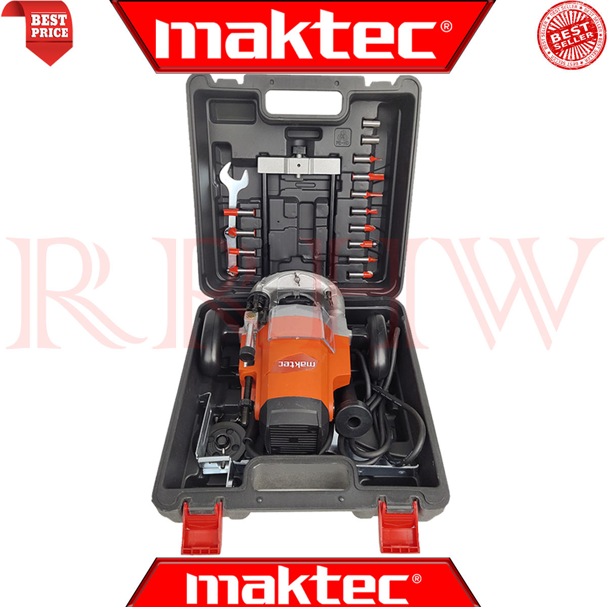 💥 MAKTEC Router เร้าเตอร์ เครื่องเซาะร่องไม้ ชุดดอกเร้าเตอร์ 12ดอก ...
