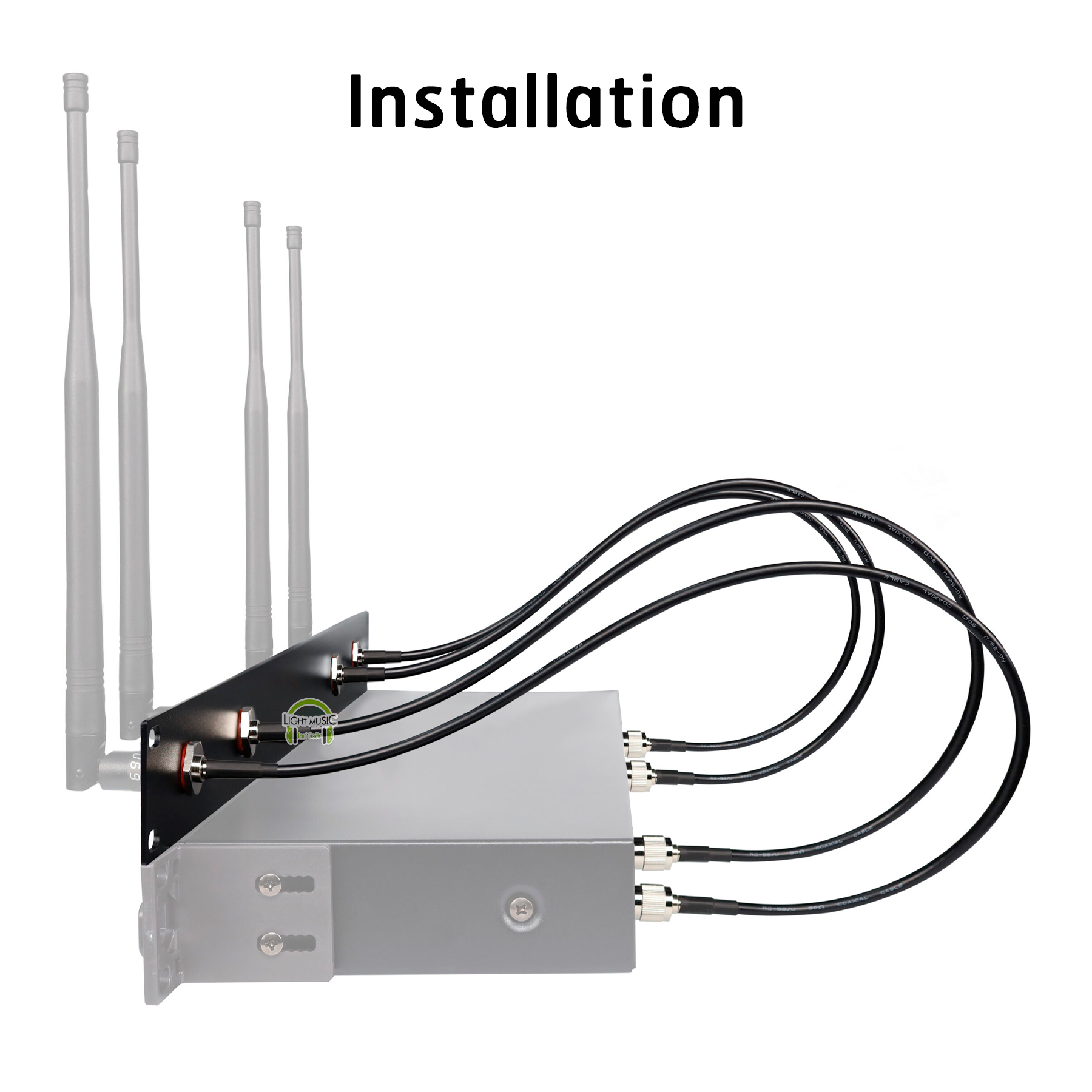 Mount Antenna Rack Kit Soundvision RKT-4A Rack Kit 4 Antennas ชุดย้าย ...