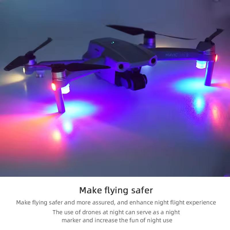 Red and Blue Flashing (4 pack) for DJI NEO / MINI 4PRO / AIR3S / Avata2 ...
