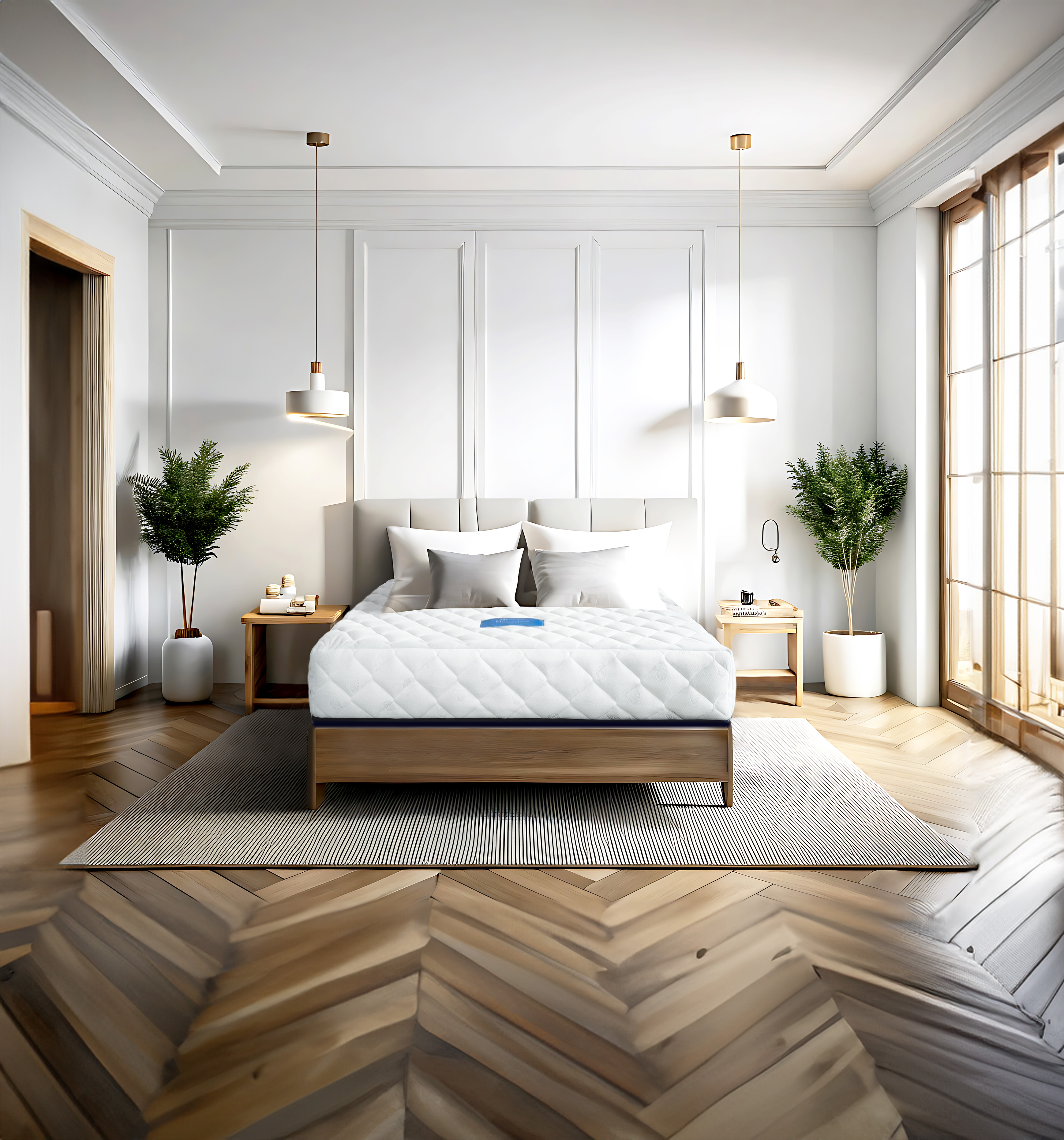 Solomon mattress รุ่น Mother ที่นอนสปริงเสริมยางพาราอัด หนา 10 นิ้ว รองรับสรีระ ลดอาการปวดหลัง
