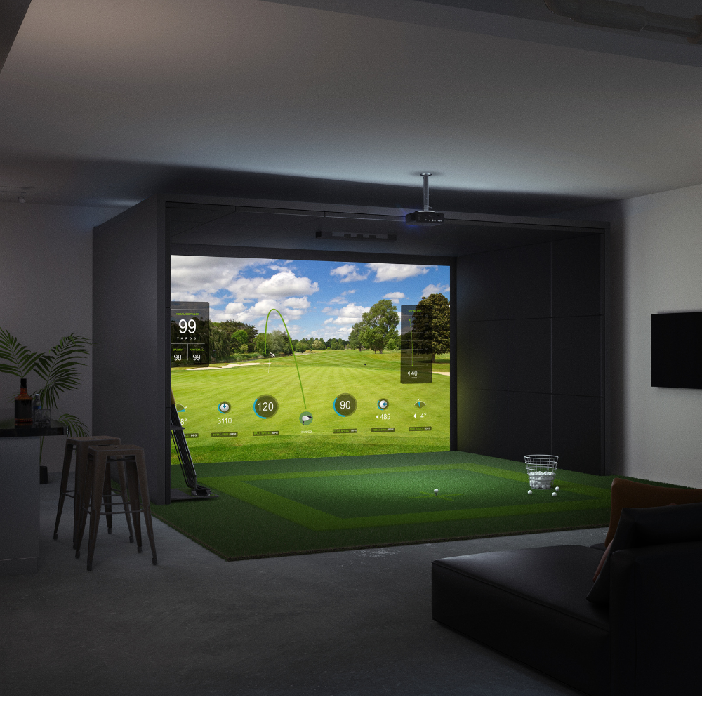BenQ AK700ST The First 4K Laser Golf Simulator Projector Switching Ease ...