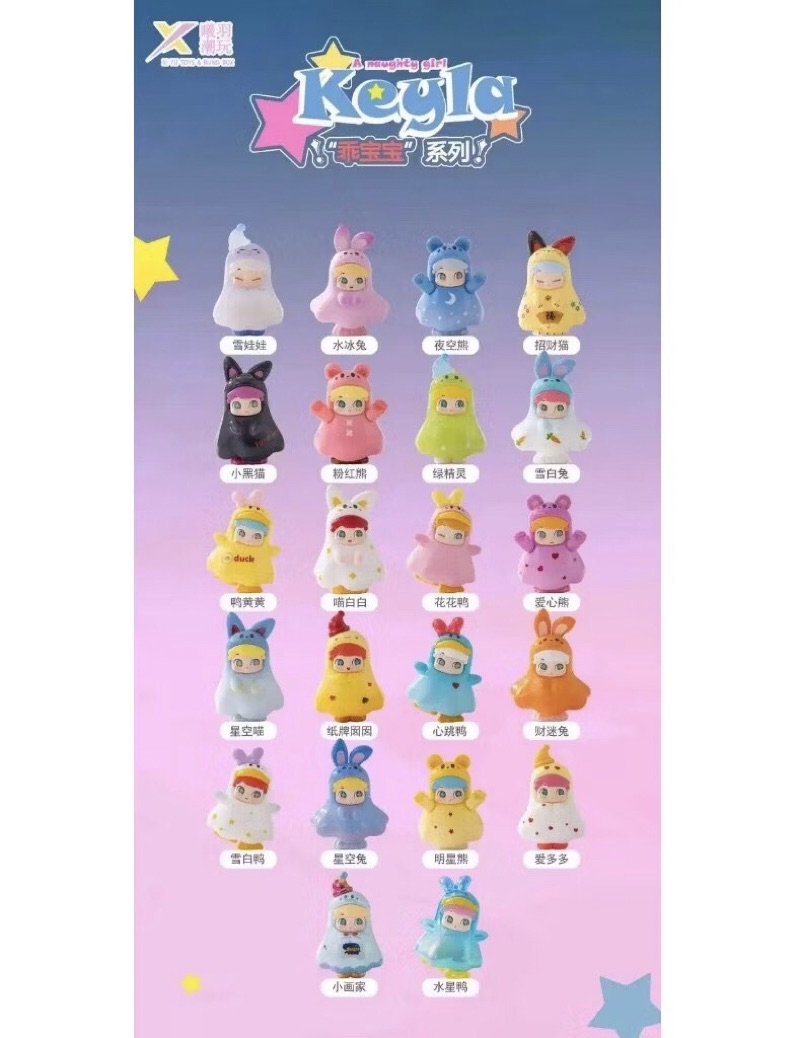 Keyla Baby Series Mystery Box บีน ฟิกเกอร์ แบบระบุตัว เลือกตัว | Shopee ...