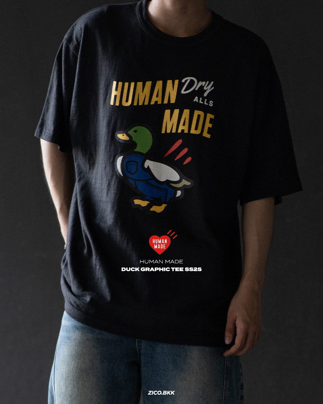 HumanMa Duck Graphic Tee (SS25) | Shopee Thailand