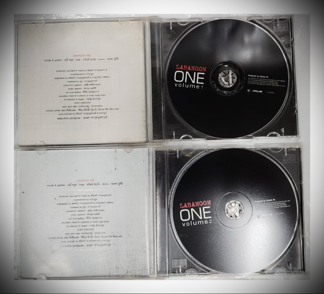 CD Labanoon Volume. 1/2 รวมเพลงฮิต ปกแผ่นสภาพดี แผ่นแท้ | Shopee Thailand