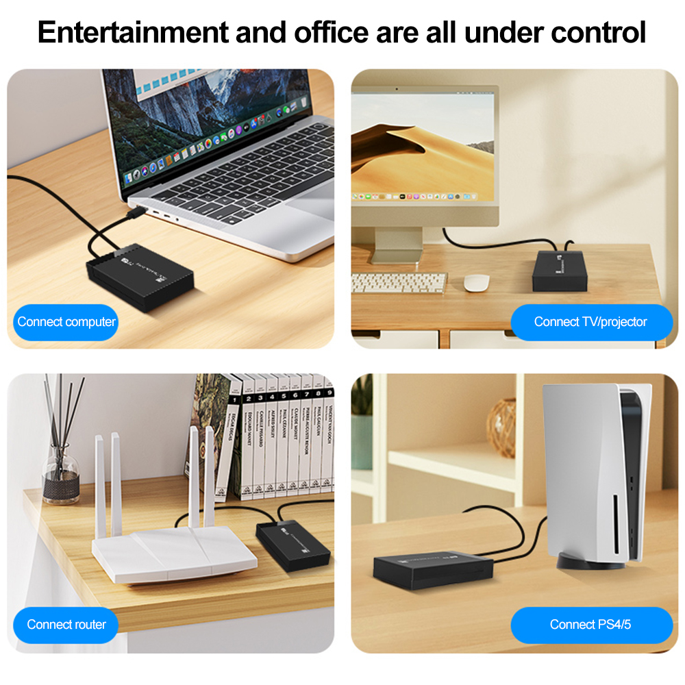 Portable Enclosure USB 3.0 2.5 / 3.5 inch Hard Drives Enclosure Shock ...