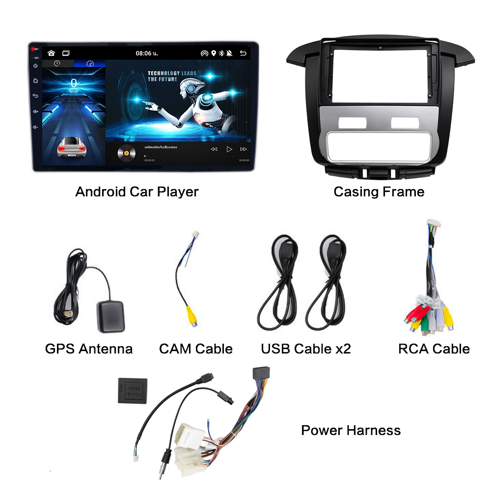 AO จอ android TOYOTA INNOVA 2011-2015 จอแอนดรอย 9 นิ้ว 4/8 Core ...