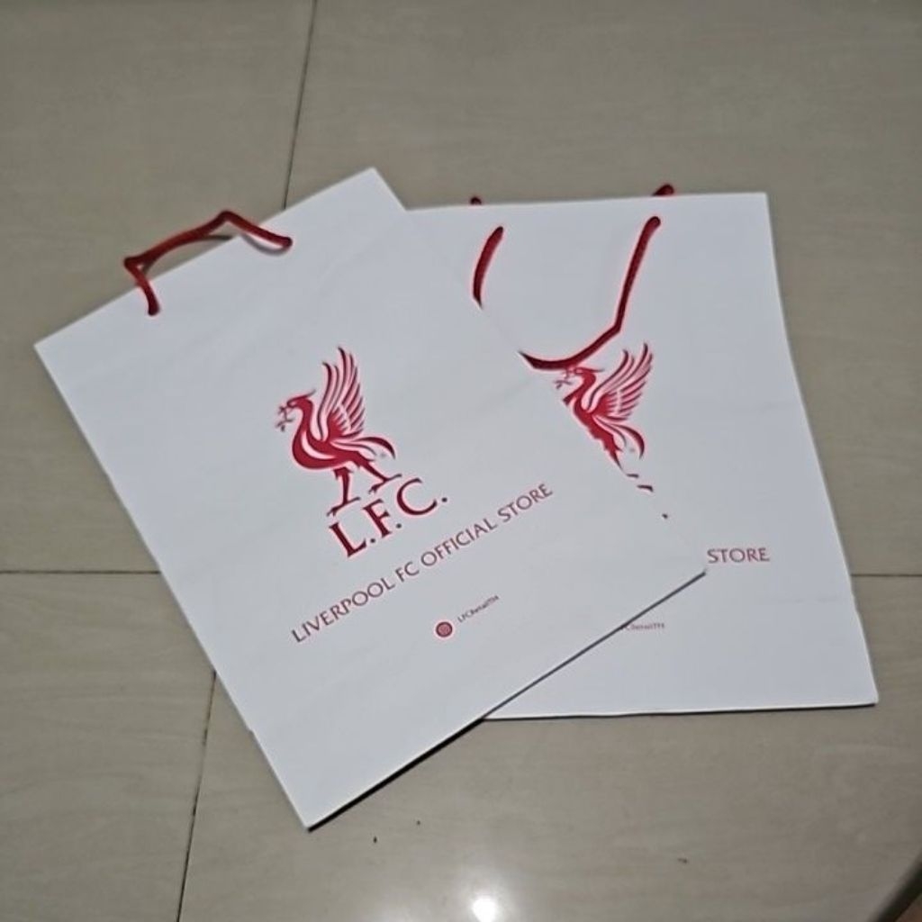 ถุงกระดาษ L.F.C.แท้ (ถุงกระดาษลิเวอร์พูล) | Shopee Thailand